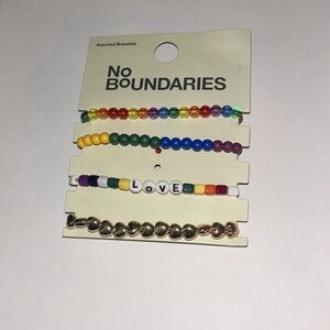 No Boundaries Rainbow Jewelry Set (4 Bracelets)